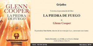 Glenn Cooper Book Tour
